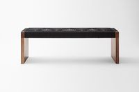 Lassen Bench in oiled walnut