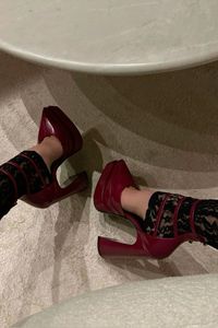 #versace #shoes #red #aesthetic