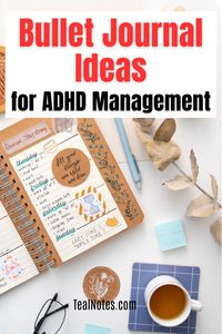 Are you struggling with ADHD and looking for ways to improve your concentration and reduce stress? Here's bullet journaling for ADHD! This can help those with ADHD stay focused and on track with their goals and daily routines. From habit trackers to goal-setting spreads, these bullet journal ideas will help you have better time management. Start using my bullet journal template today to manage your ADHD!