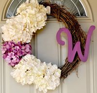 Pretty wreath..easy DIY