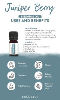 I bring nature into my home when I use Juniper Berry Essential Oil for my aches and pains, skincare, and natural insect repellent. Whether you’re looking to reduce inflammation, boost your immune system, or improve your skin’s appearance, Juniper Berry Essential Oil is the perfect addition to your essential oil collection.