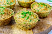 Quinoa + Veggie Egg Frittata Muffins Clean Eating