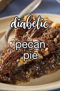 Diabetic Pecan Pie - This diabetic-friendly, low-sugar pecan pie is astoundingly good. This recipe preserves that ooey-gooey inside and fulfills a rich, sweet fantasy. | CDKitchen.com