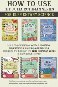 Jun 24, 2020 - Our notebook companions use a combination of written narration, diagramming, drawing, and labeling alongside the books in the Julia Rothman series.