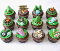 camping cupcakes