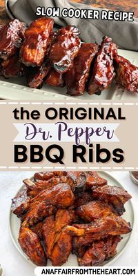 Country Style Pork Ribs are slow-cooked in Dr. Pepper, then baked or grilled to caramelize the Dr. Pepper BBQ sauce. This recipe is quick and easy for anyone to enjoy!