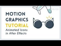 Intro to Motion Graphic Icons: Sunglasses [8/8] | After Effects Tutorial - YouTube