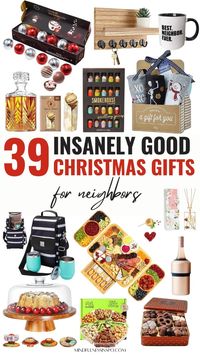 Discover 39 Xmas gifts for neighbors that will make you the favorite on the block. Thoughtful and unique ideas to show your appreciation!
Best Christmas gift ideas for neighbors | Neighbor gift ideas | Gift guide for neighbors