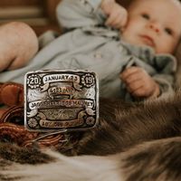 The 1st of many buckles to come for Jagger Briggs Mauney. 📸: @samanthalynemauney @jbmauneyxv