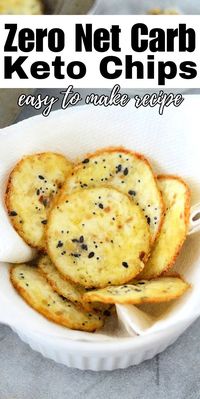 Keto Zero Net Carb Chips #ketozeronetcarbchips #zeronetcarbchips