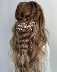 Braided Wedding Hair Ideas You Will Love ★ braided wedding hair half up bohemian with headband sweetvjewelry