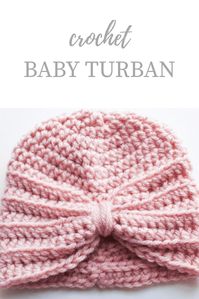 Crochet Baby Turban Pattern - Kozy and Co