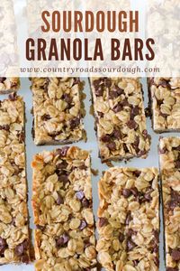 Sourdough Granola Bars Recipe (Easy And Chewy) - Country Roads Sourdough