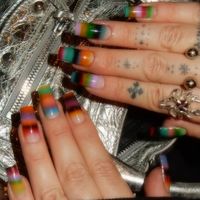 colorful nails, rainbow nails,back to school nails, unique nails,bold nails,summer nails,fall nails, vacation nails,nail art,nail design,nail aesthetics,nail ideas