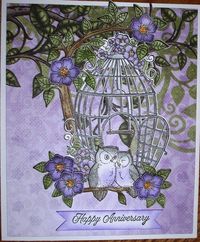 Sugar Hollow Owls by Nan Cee's - Cards and Paper Crafts at Splitcoaststampers