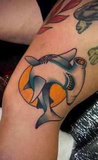 << Check out more Shark Tattoos, Ideas and Meanings #tattoomenow #tattooideas #tattoodesigns #tattoos #shark