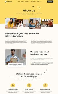 Socialy is a modern Social Media Marketing Agency Elementor Template Kit that perfect for creating a website for Digital Marketing Agency that specialized in Social Media Marketing.