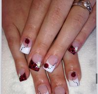 Lady bug Nails