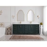 Willow Collections Aberdeen 84" W Double Sink Bathroom Vanity Set | Wayfair