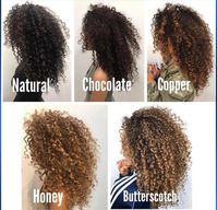 Hair color ideas for natural curly hair