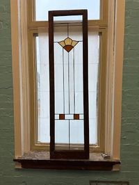 antique leaded glass cabinet doors craftsman style - Google Search