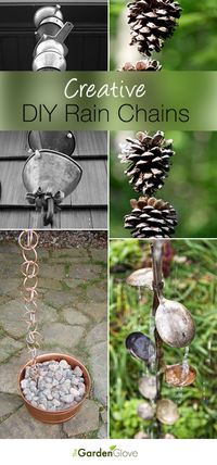 DIY Rain Chains • Lots of Ideas & Tutorials • Make your own rain chain!