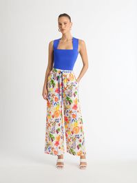 Summer Amour Linen Pant | Linen Wide Leg Pant | SHEIKE