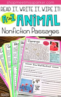 Nonfiction reading comprehension passage for 2nd grade. This Common Core product is perfect for close reading, interventions, nonfiction text features, main idea, cause and effect, compare and contrast, key details, sequence, inferring vocabulary.