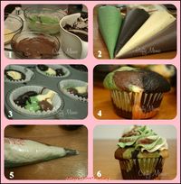 Camouflage Cupcakes.