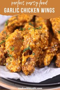 Chicken wings are to die for. If you are looking for a change in flavor for your chicken wings, then you should try this out—perfect appetizer for dinner parties, the upcoming Super Bowl, or any game night. The combination of garlic, cream, and butter gives the wings a unique and amazing flavor.