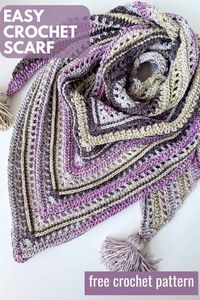 The So Long Summer Scarf is a beautifully textured scarf made with self-striping yarn! Easy stitches and repetitive pattern make for a fun make! This trendy modern scarf is perfect for a fall make.