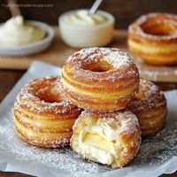 Homemade Cronuts - Flaky, Buttery, and Delicious - My Home Made Recipe