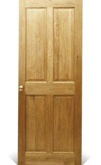 Victorian 4 Panel Solid Oak Door