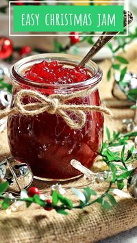 Easy Christmas Jam is a spiced cranberry and apple jam, flavoured with orange and mixed spice (without pectin). Enjoy this wonderful jam at tea time as a spread , with a cheese board or like cranberry sauce with roast turkey.