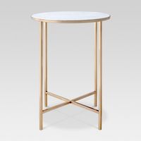 Marlton End Table Gold - Threshold™ : Target