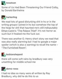 Unsettling short stories