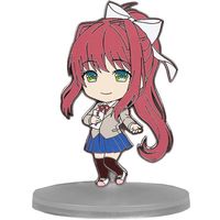 Your favorite character from Doki Doki Literature Club! is now a Nendoroid pin! This Doki Doki Literature Club! Monika Nendoroid Pin measures approximately 2 1/2-inches tall and comes packaged in a window box. Metal locking pin backs and a clear display stand are also included!