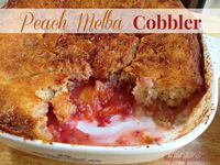 National Peach Melba Day | Peach Melba Cobbler