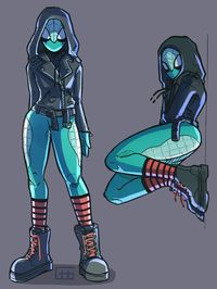 Berru on Twitter: "Here is my #spidersona ! 🕷️💙  #Spiderman #SpiderVerse… "