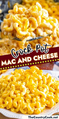 Crock Pot Mac and Cheese is a creamy, cheesy and easy macaroni and cheese recipe that is always a hit! Everyone will be begging for the recipe!