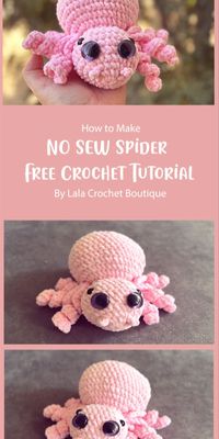 Lala Crochet Boutique brings you a delightful NO SEW Spider Crochet Tutorial that’s perfect for adding a spooky touch to your Halloween decor. This tutorial walks you through the process of creating a charming little spider, all without the need for sewing. Follow along and crochet your very own spider companion today!