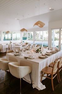 Tablescape styling by The Wedding Shed for Samantha & Joel's wedding at Fig Tree Restaurant.