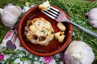 I’ll eat this whole roasted garlic recipe with a fork myself, but once these babies are roasted and sticky, you can spread them like butter over a big steak and that’s a perfectly acceptable way to polish your fork, as well! Every pillowy clove is creamy and fork tender.