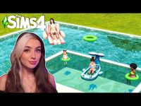 Infant & Toddler Pool With Functional Floaties | No CC | Sims 4 | Build Tips #sims4 - YouTube