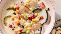 Summer Smoked-Salmon Chowder