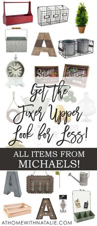 Get the Fixer Upper Look for Less: My Michaels Finds!