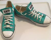 Converse Chuck Taylor All Star Teal Low Top Sneakers Unisex Size Men 6 Women 8