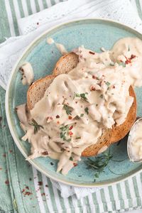 Revamp your Thanksgiving leftovers with this delicious Creamed Turkey recipe! Turn your extra turkey into a flavorful dish perfect on toast or biscuits, and enjoy a comforting meal that brings new life to your holiday leftovers. #whereismyspoon #LeftoverRecipes #TurkeyLeftovers #ThanksgivingLeftovers #CreamedTurkey #EasyRecipes #ComfortFood #HomemadeDinner #SimpleCooking #DeliciousEats #FoodieFaves #TastyTwist #LeftoverIdeas #HomeCooking #HolidayLeftovers #YummyCreations