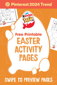 Download for free, print, and color! Inspired by our Kinder Joy Easter eggs, these coloring pages are perfect for getting into the Easter spirit while sharing a treat with your little ones! 