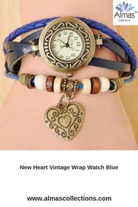 ONLY $21.99  This Boho-Chic Vintage-Inspired Handmade Watch is the ultimate bohemian accessory, it adds some instant vintage-inspired style to any look. Made from vegan leather, this woven cuff-style bracelet is accented by beautiful beads and a sweet heart charm.  Free trackable shipping 100% money back guarantee Made from Vegan leather Comes in 7 amazing trendy colors; Black, Blue, Green, Red, Orange, White and Brown Great gift  Check it out NOW! #bohobracelets #bohowatches